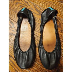 Tieks black ballet flats sz 7